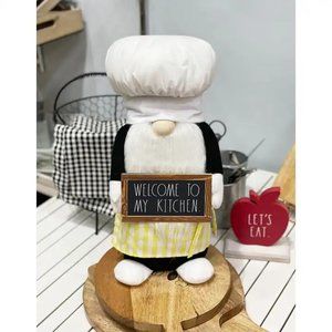 Rae Dunn Plush Kitchen Gnome - WELCOME TO MY KITCHEN